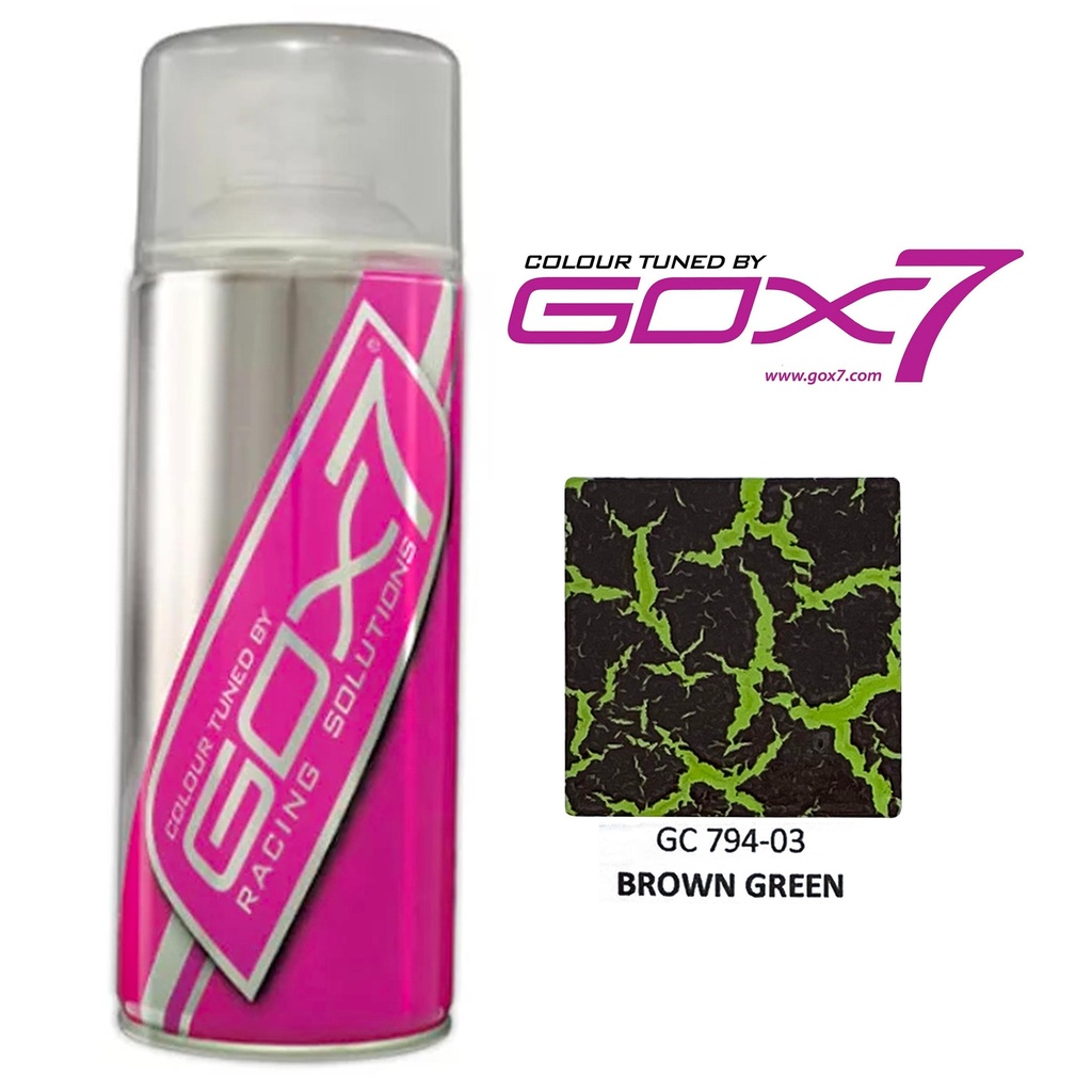 Gox7 Leather Crackle Brown Green