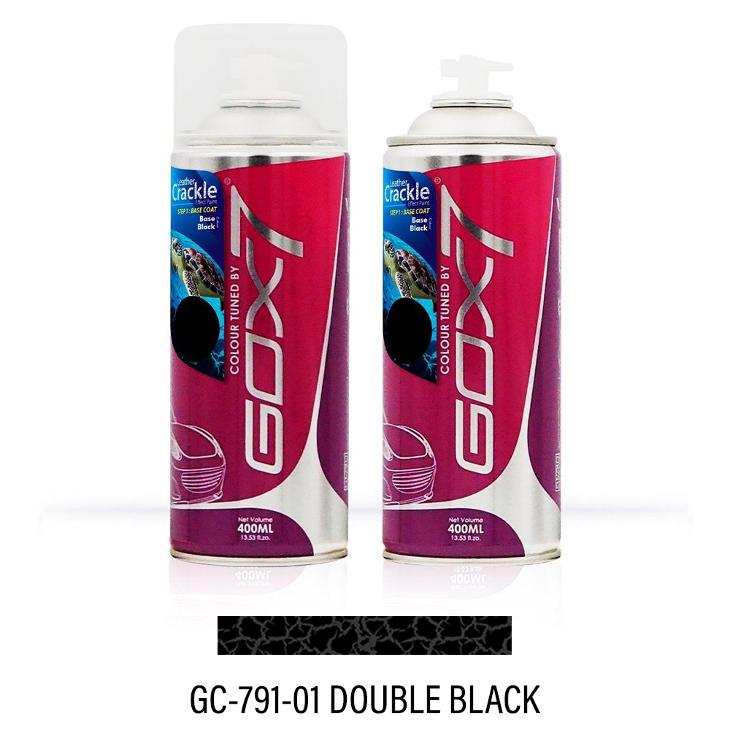 Gox7 Leather Crackle Double Black