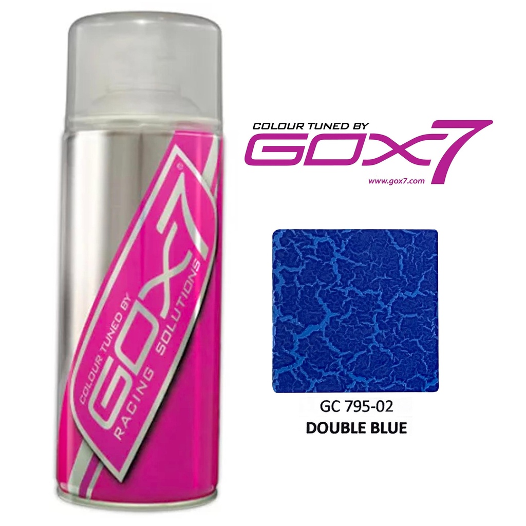 Gox7 Leather Crackle Double Blue