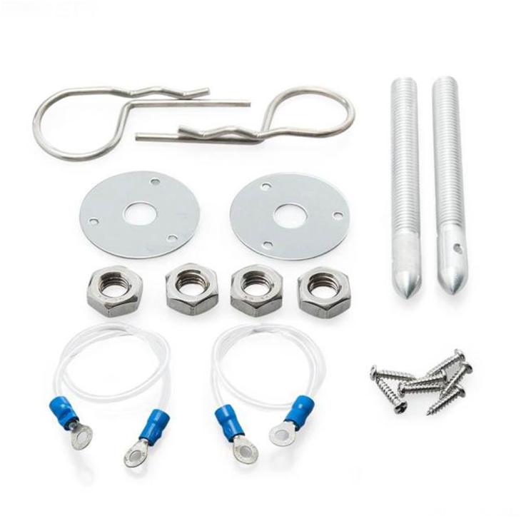 Hood Locking Kit - Silver