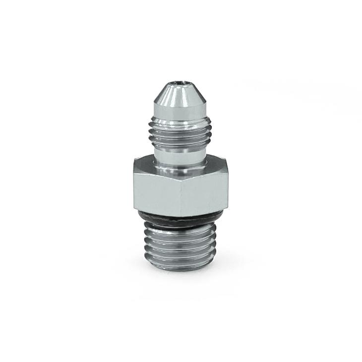 Male Adapter AN3-AN4 Silver