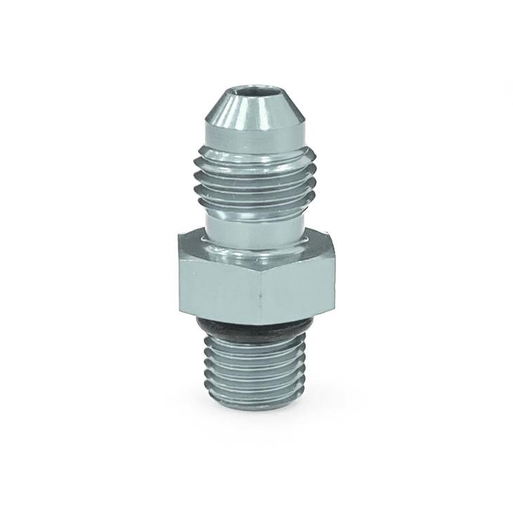 Male Adapter AN4-AN3 Silver