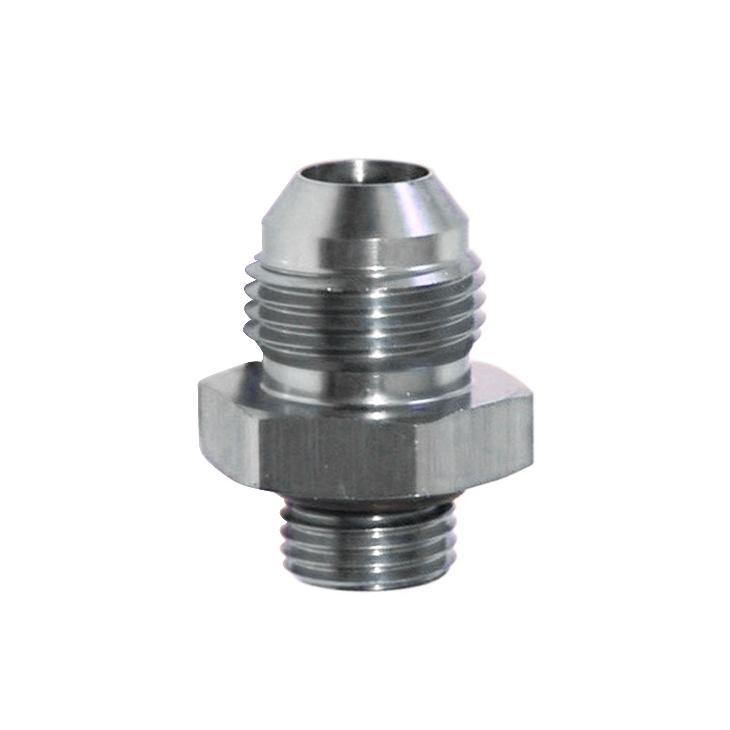 Male Adapter AN8-AN6 Silver
