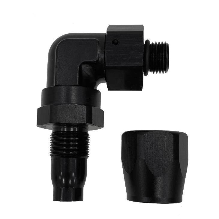 Male End 90D 10-6 Black
