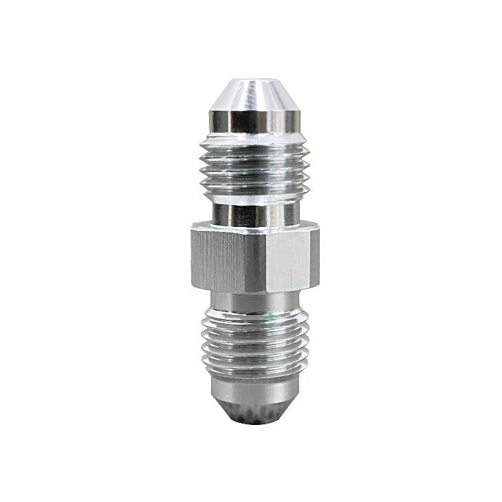 Male Union Adapter AN4 Silver