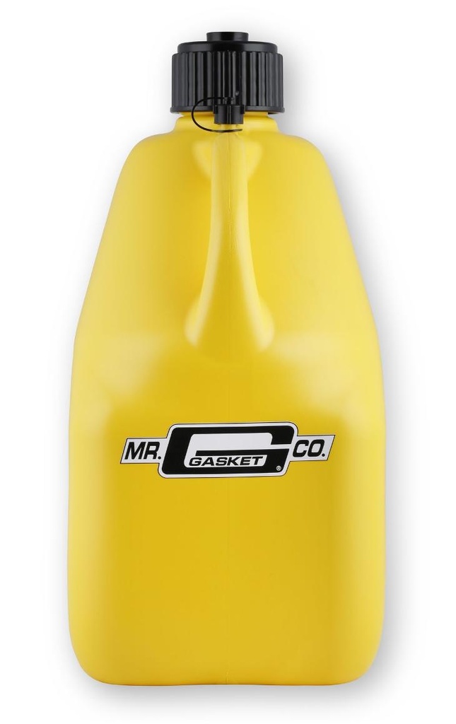 Mr. Gasket Jug 5 Gal w/ Hose Square Yellow