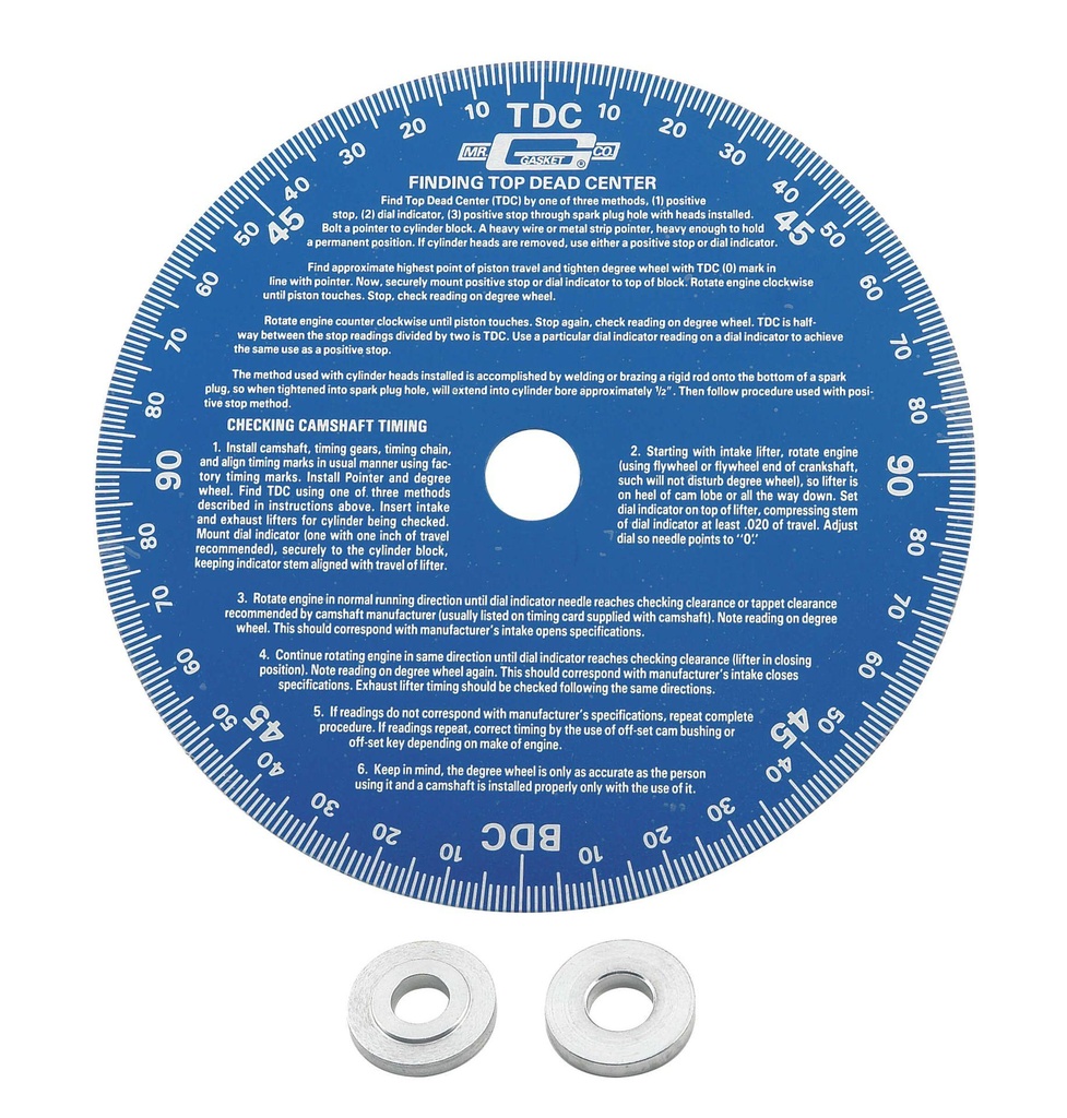 Mr. Gasket Universal Cam Degree Wheel