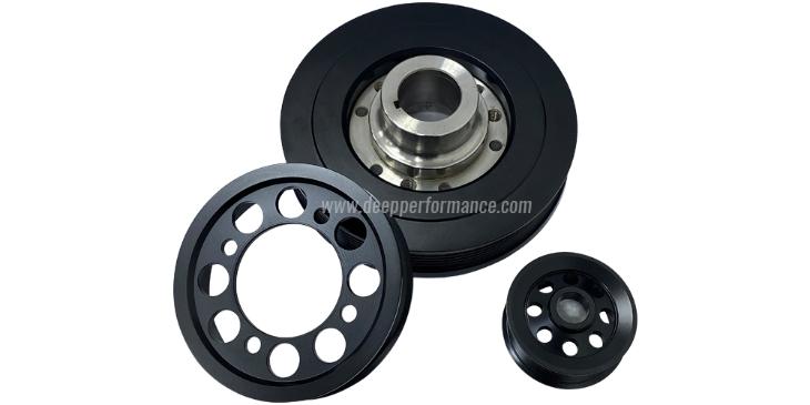 Pulley Kit 2JZ Black