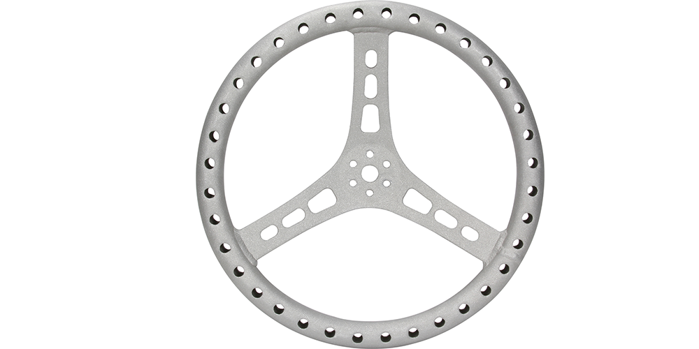 QuickCar 15" Alum LW Steering Wheel Plain