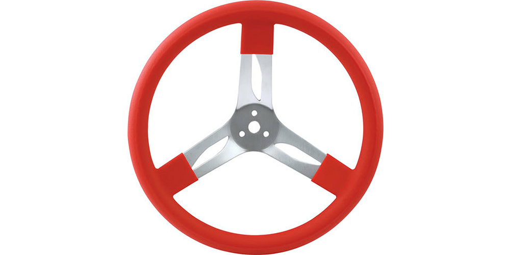 QuickCar Aluminum Steering Wheel 17" Red