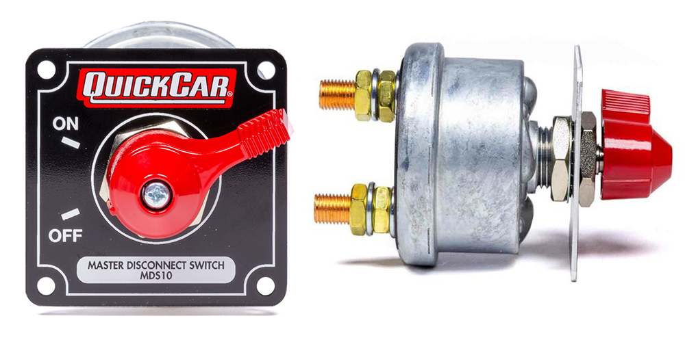 QuickCar Master Disconnect Switch Black