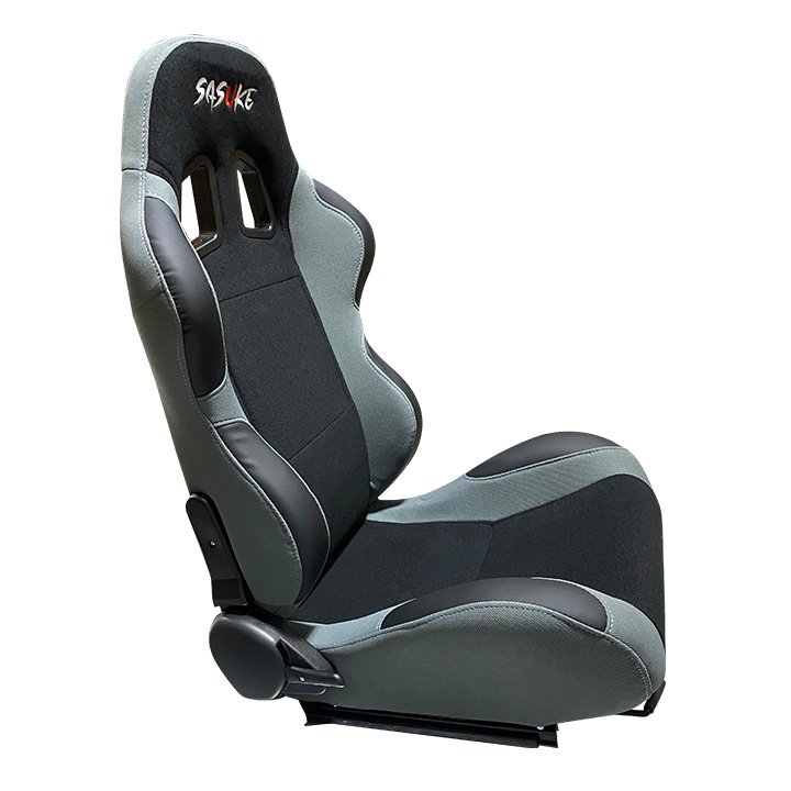 Racing Seat 1001 - Fabric Black/Gray, Each