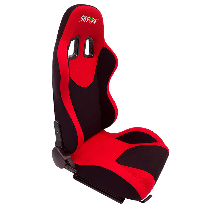 Racing Seat 1001 - Fabric Black/Red, Each