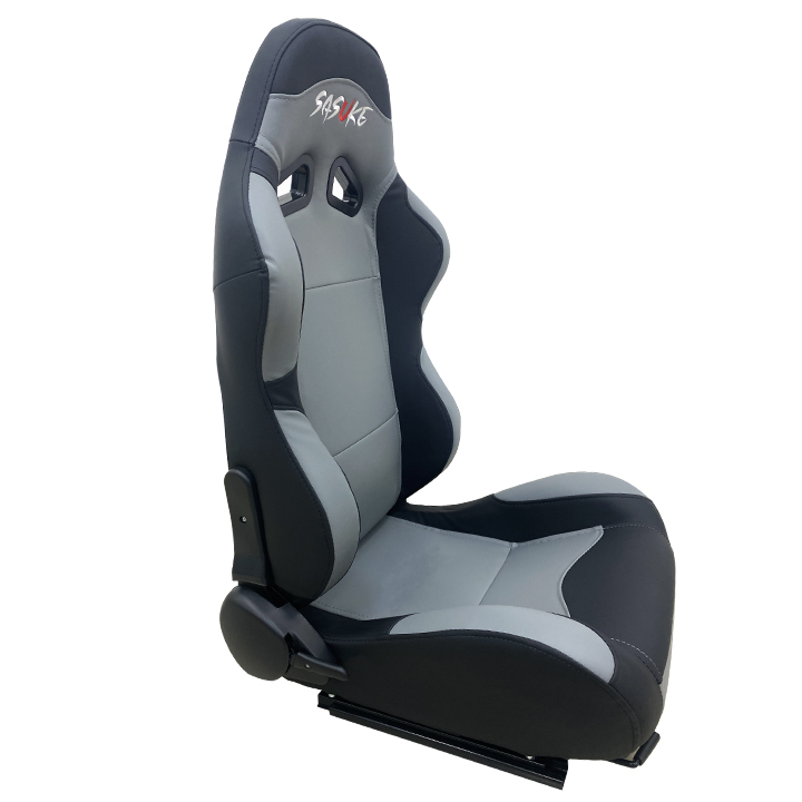 Racing Seat 1003 - PVC Silver/Black, Each