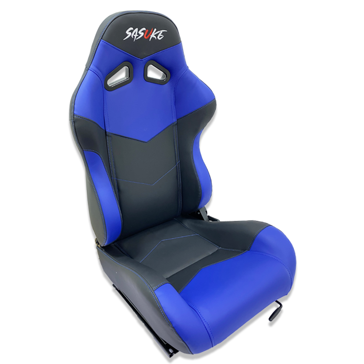 Racing Seat 1005 - PVC Black/Blue, Each