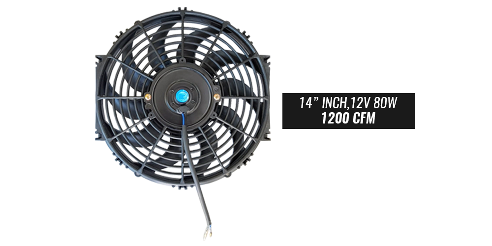 Radiator Cooling Fan 14" Curve
