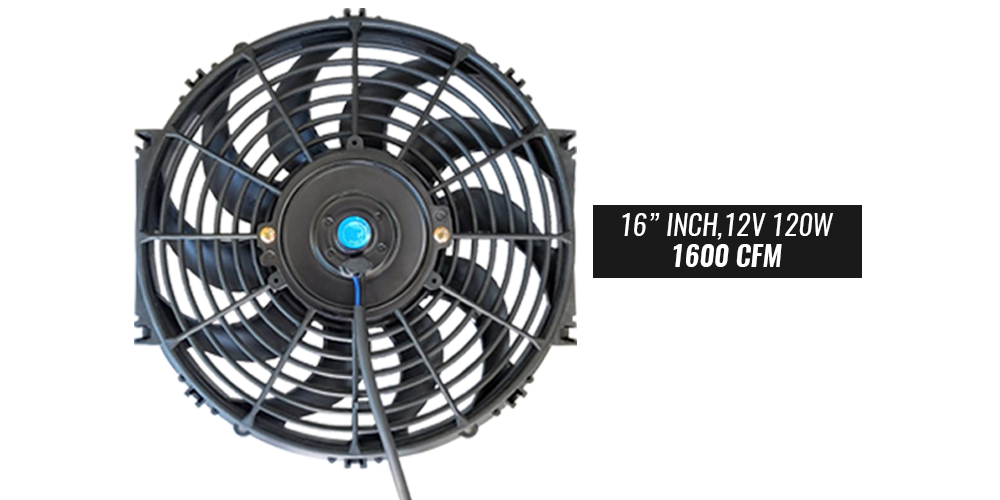 Radiator Cooling Fan 16" Curve