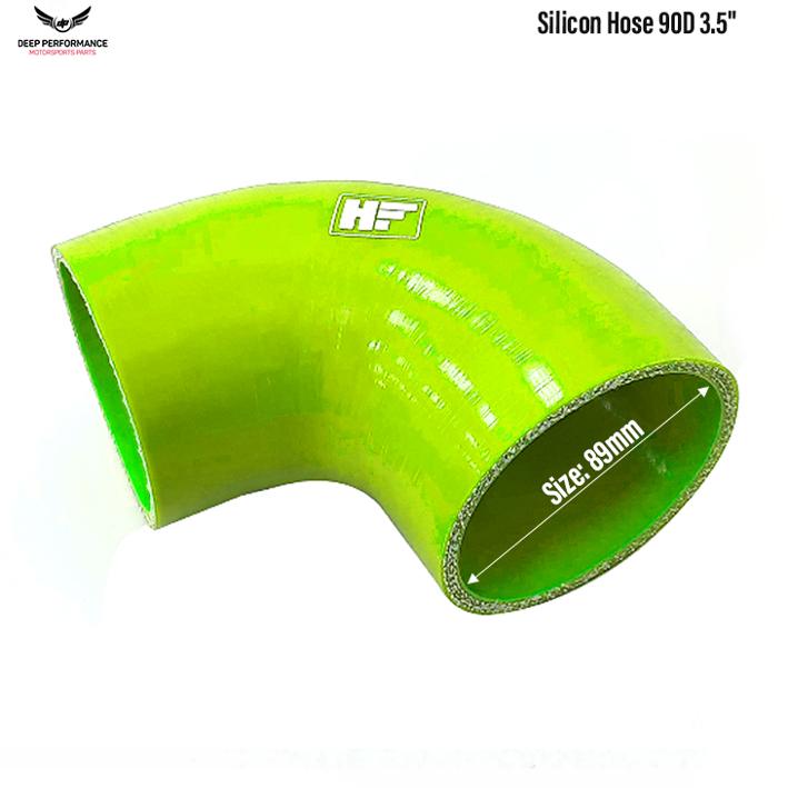 Silicon Hose 90D 3.5" Yellow