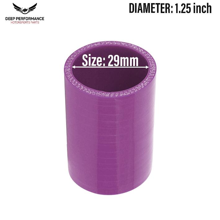 Silicon Hose ST 1.25" Purple
