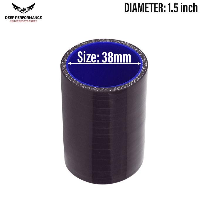 Silicon Hose ST 1.5" Black