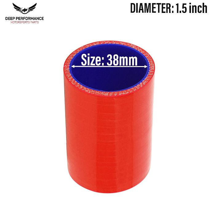 Silicon Hose ST 1.5" Red