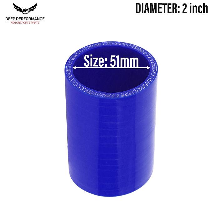 Silicon Hose ST 2" Blue