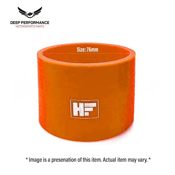 Silicon Hose ST 3" Orange