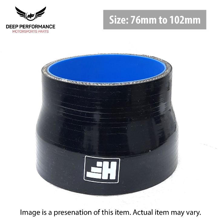 Silicon Hose ST 3"-4" Black