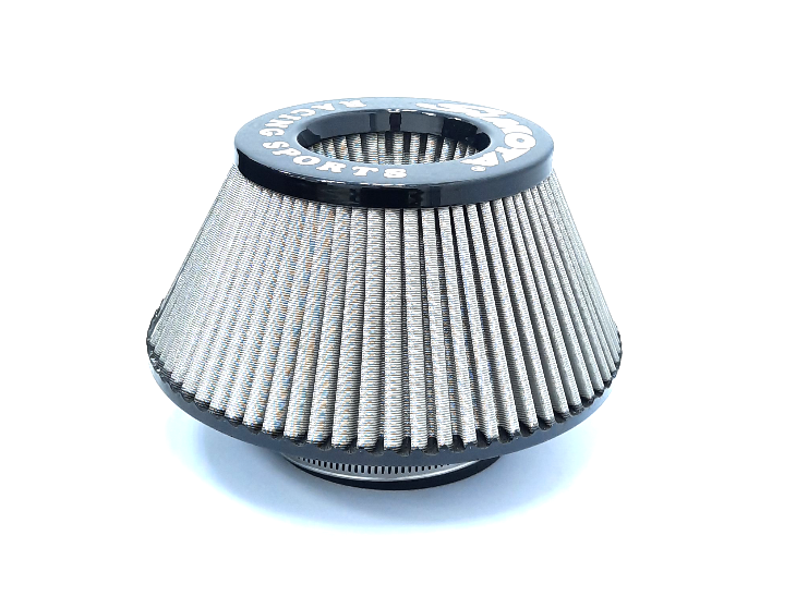 Simota Air Filter 4" - Stainless Steel GMC Blue