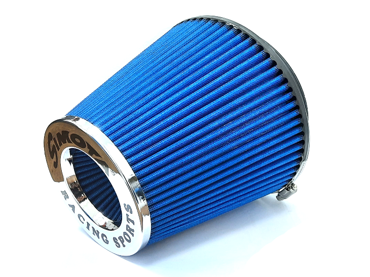 Simota Air Filter 6" Chrome Blue