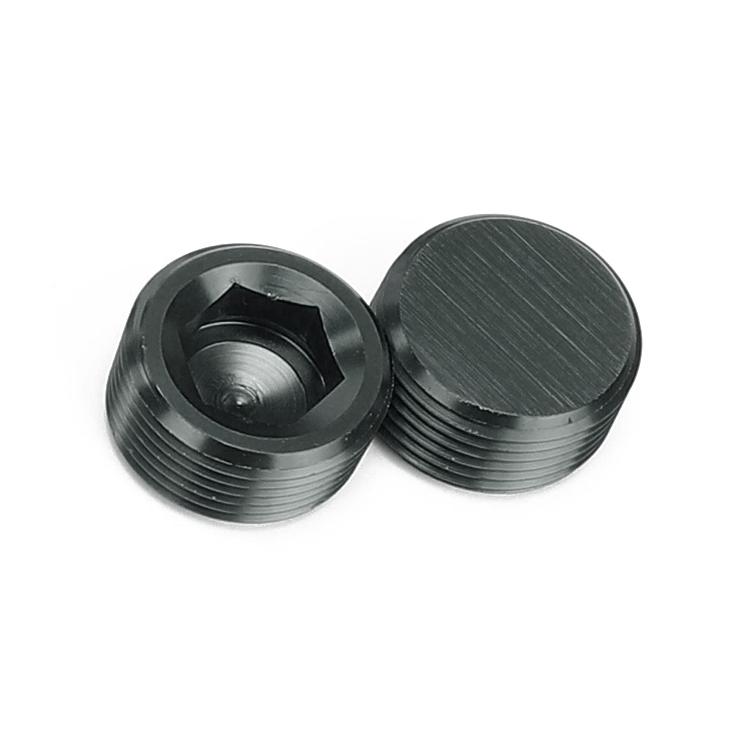 Socket Plug 1/4NPT Black
