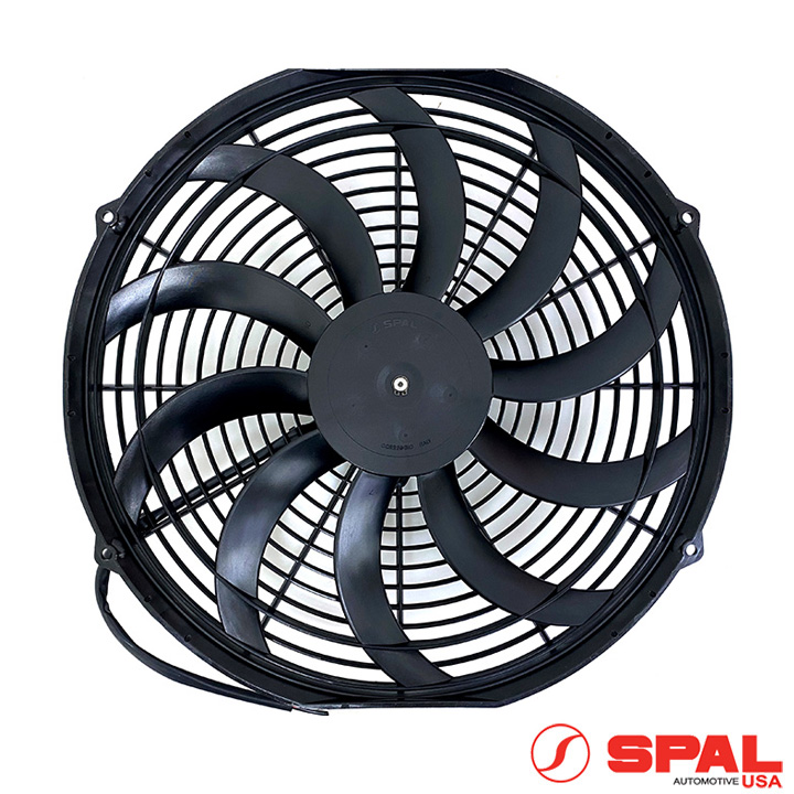 Spal Fan 10" Pusher Curved Blades 12V 844 CFM
