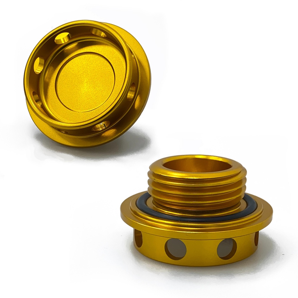 Toyota Oil Cap Gold
