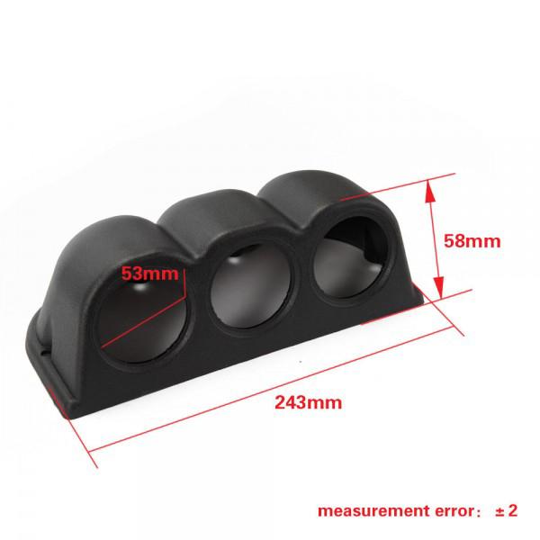 Universal Gauge Mount 52mm - Triple