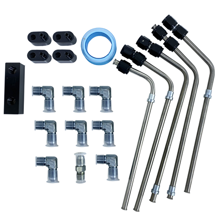 [HS-003] PQY LS Coolant Crossover Steam Vent Kit w/ Coolant Crossover Pipe Compatible w/ LS1 LS2 LS3 LS6