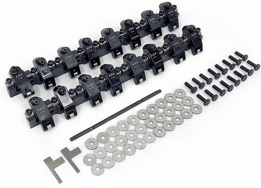 [ARM36445804] GM L92, LS3 Gen III 1.8 Ratio 2024 Aluminum Pedestal Rocker Arm w/ Hardware