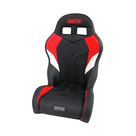 [110-306] Simpson Racing 170 Aggressor Off-Road Suspension Seat Black/Red