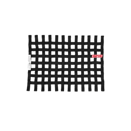 [36002BK] Simpson Racing Standard Stock Car Window Net 18"x24" Black