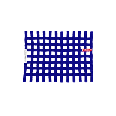 [36002BL] Simpson Racing Standard Stock Car Window Net 18"x24" Blue