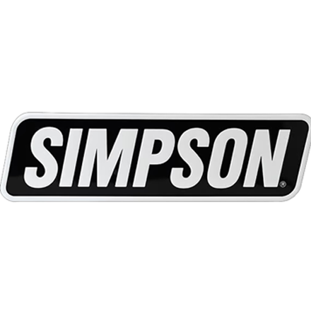 [SIGNMOTO] Simpson Racing Embossed Aluminum Simpson Sign