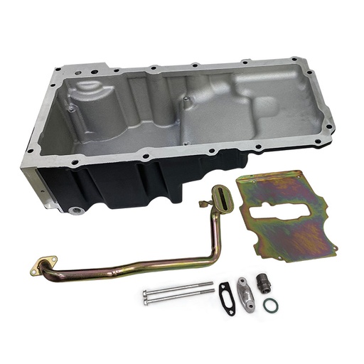 [OP322BK] Oil Pan-GM LS Rear Sump Low-Profile Retro-Fit