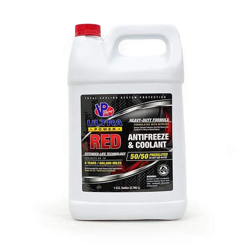 [VP6025016] VP Ultra Power HD Red Antifreeze & Coolant 50/50 Gallon