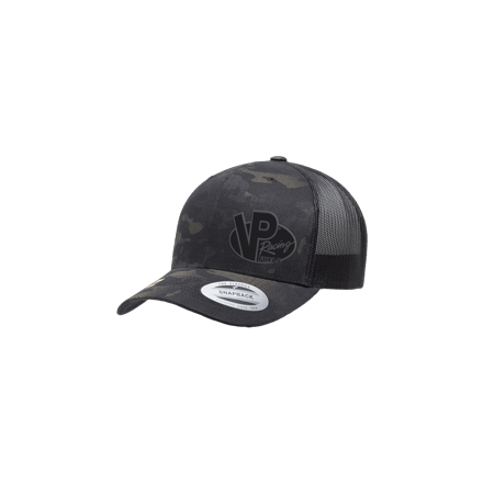 [9187-MC-ONE] VP Midnight Trucker Cap Black Multi-Camo