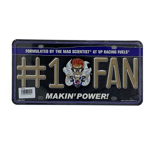 [9396] VP Mad Scientist License Plate
