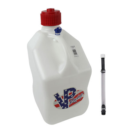 [35221-CA] VP Racing Square Plastic Jug w/ Hose Patriotic