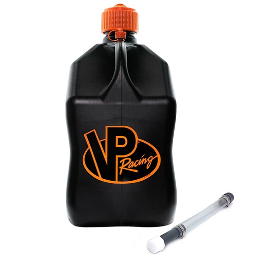 [3852-CA] VP Racing Square Plastic Jug w/ Hose V-Twin