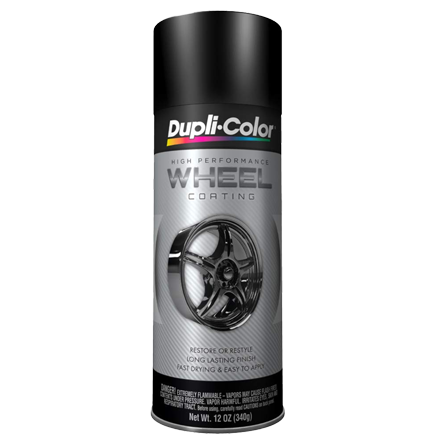 [HWP104] Dupli-Color High Performance Wheel Coating, Satin Black