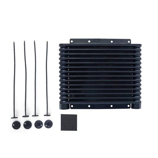 [602] DC Universal Engine/Trans Oil Cooler 32mm 14-Row AN10