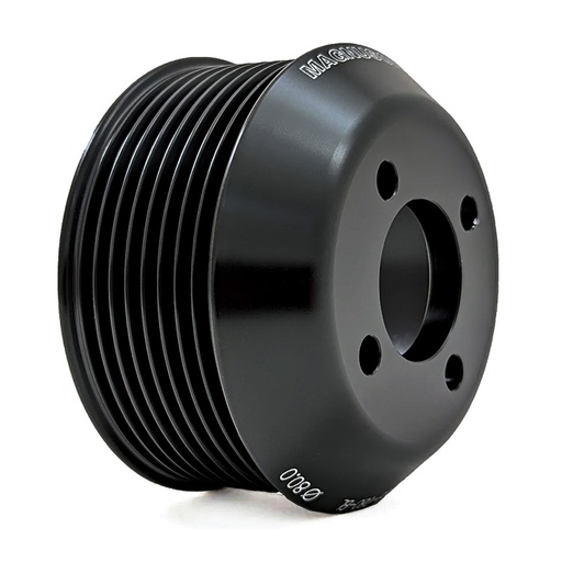 [57-05-08-090-BL] Magnuson Two-Piece Pulley, 8 Rib, 90mm Diameter