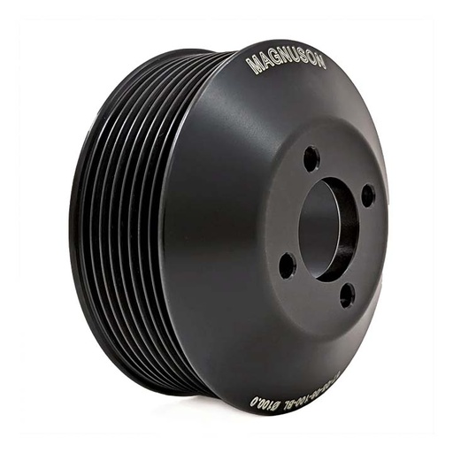 [57-05-08-100-BL] Magnuson Two-Piece Pulley, 8 Rib, 100mm Diameter